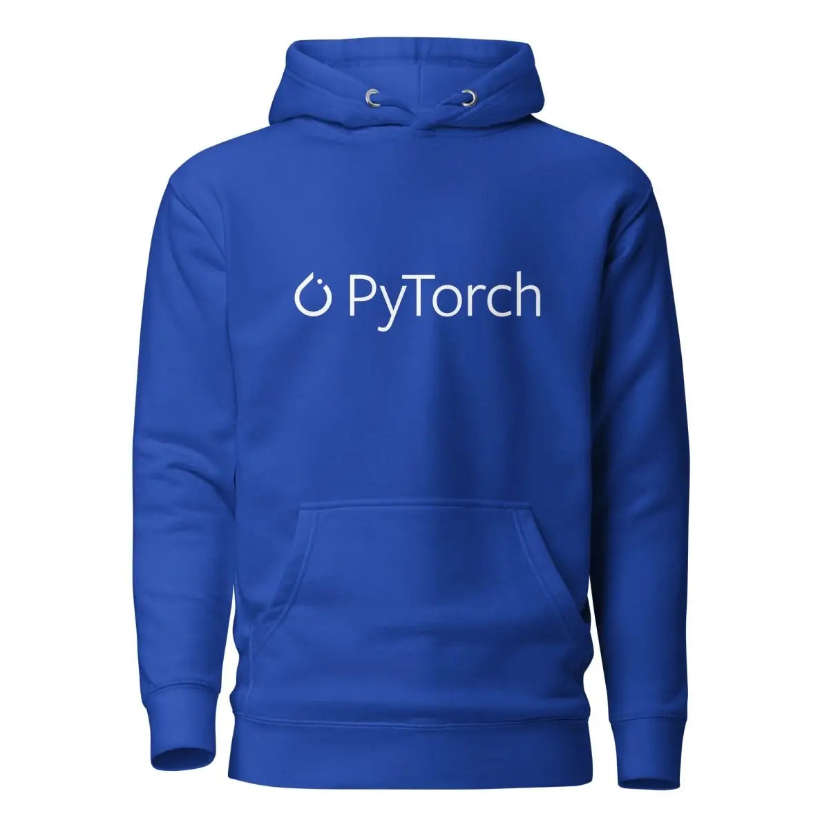 Premium PyTorch White Logo Hoodie (unisex) - Team Royal / M