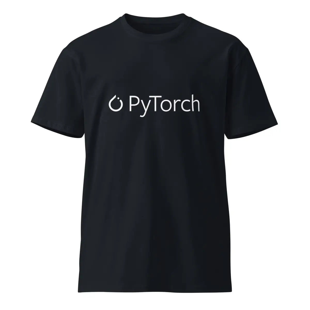 Premium PyTorch White Logo T-Shirt (unisex) - Navy / M