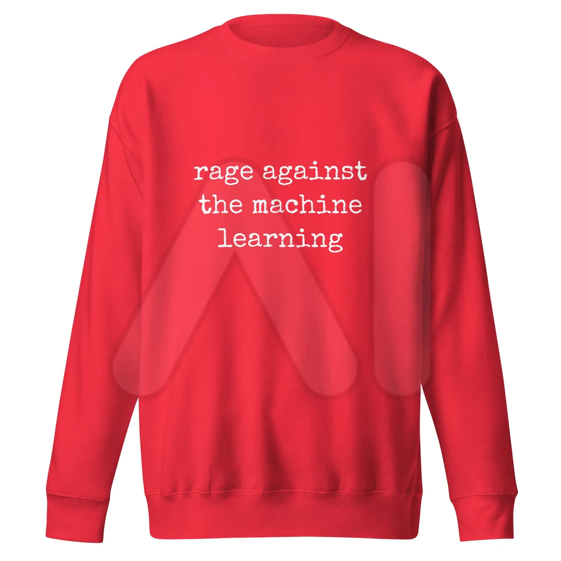 Premium rage against the machine learning Sweatshirt (unisex) - Team Red / M