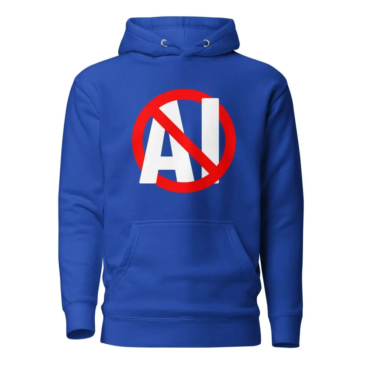 Premium Stop AI Hoodie (unisex) - Team Royal / M