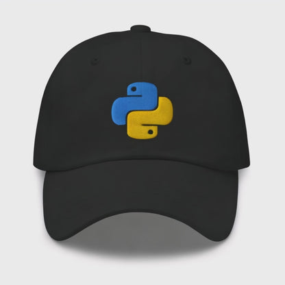 Python Icon Embroidered Cap