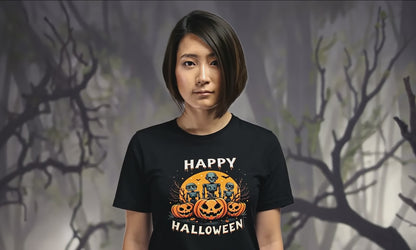 Happy Halloween Robots T-Shirt (unisex) 🎃