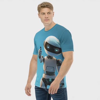 All-Over Print Featured Robot Hero T-Shirt (men)
