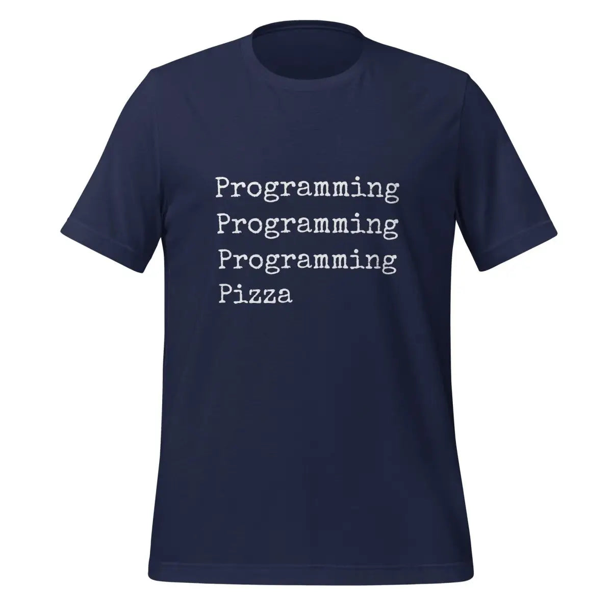 Programming & Pizza T-Shirt (unisex) - Navy / M