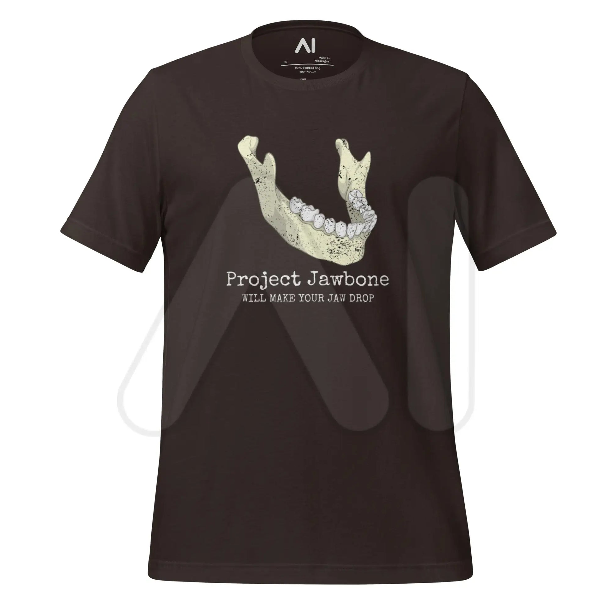 Project Jawbone T-Shirt (unisex) - Brown / M