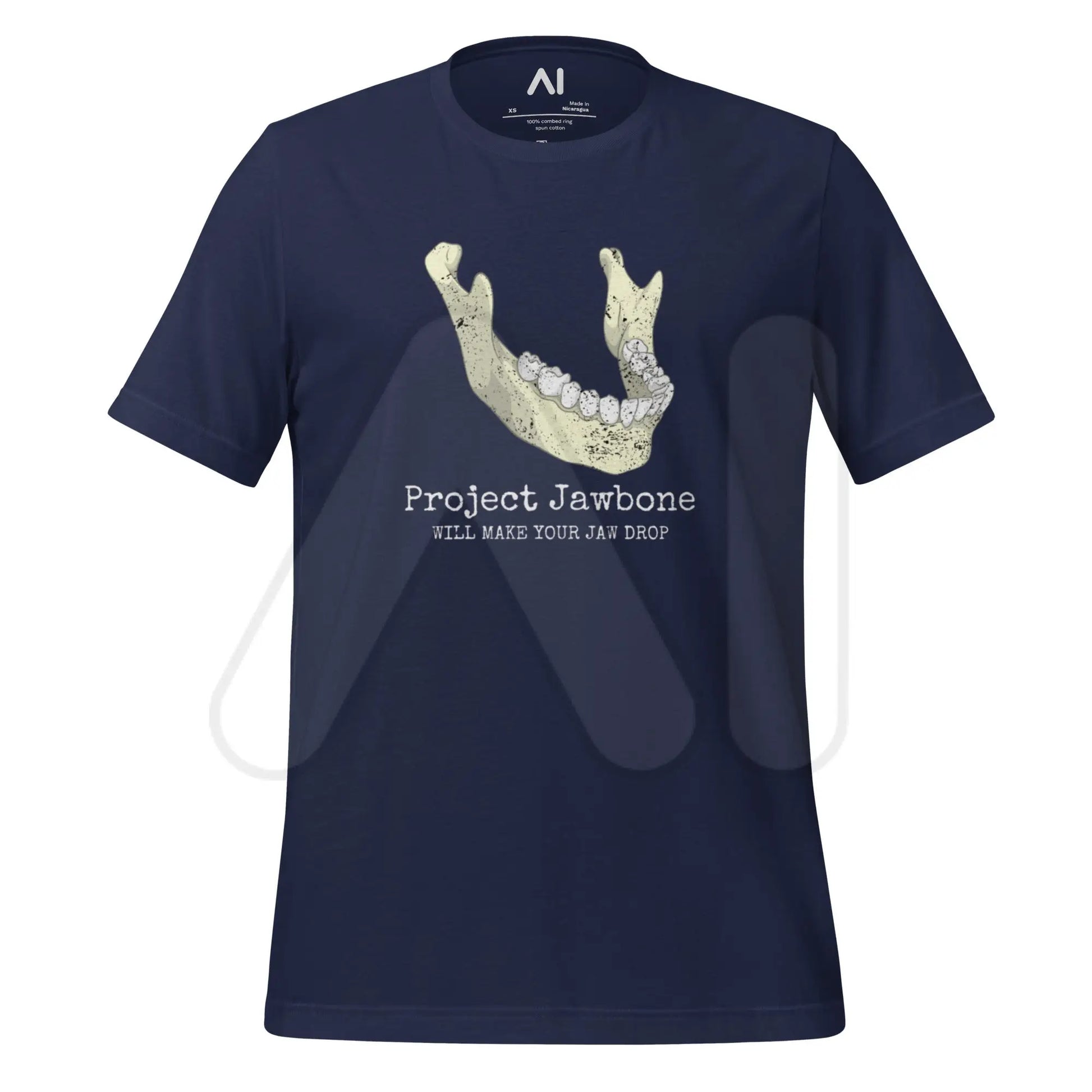 Project Jawbone T-Shirt (unisex) - Navy / M