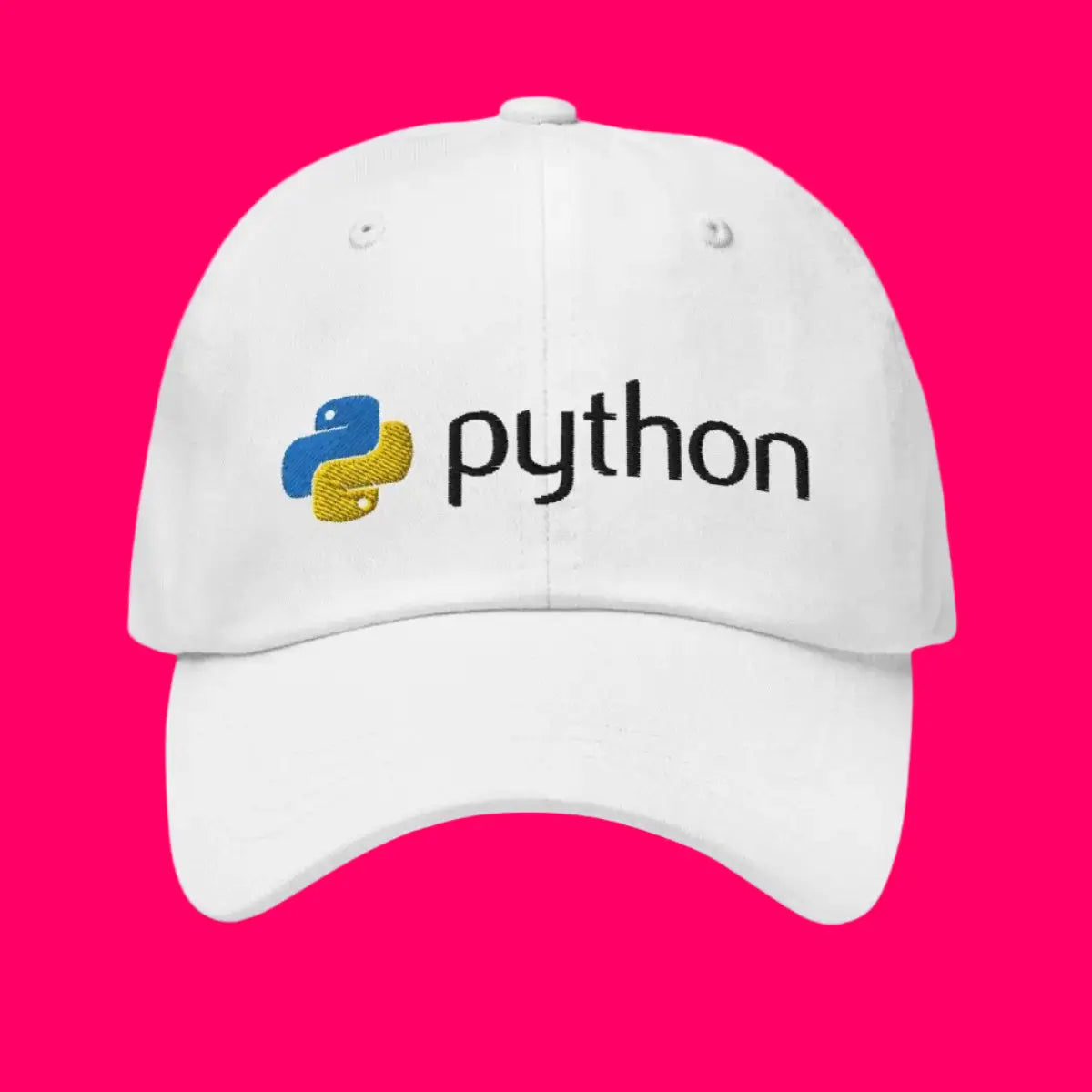 Python Black Logo Cap