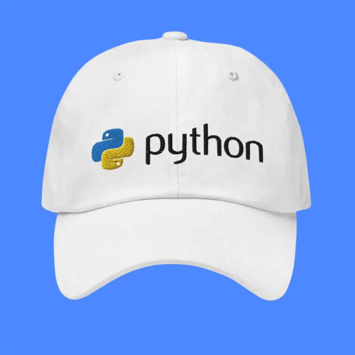 Python Black Logo Cap