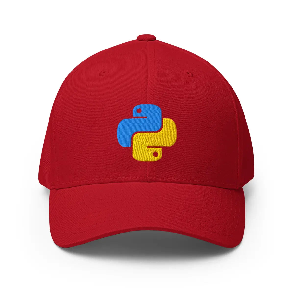 Python Closed-Back Baseball Cap - Red / S/M