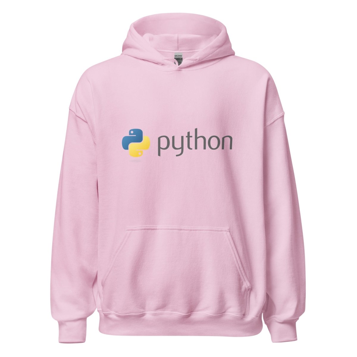 Python Dark Logo Hoodie (unisex) - Light Pink - AI Store