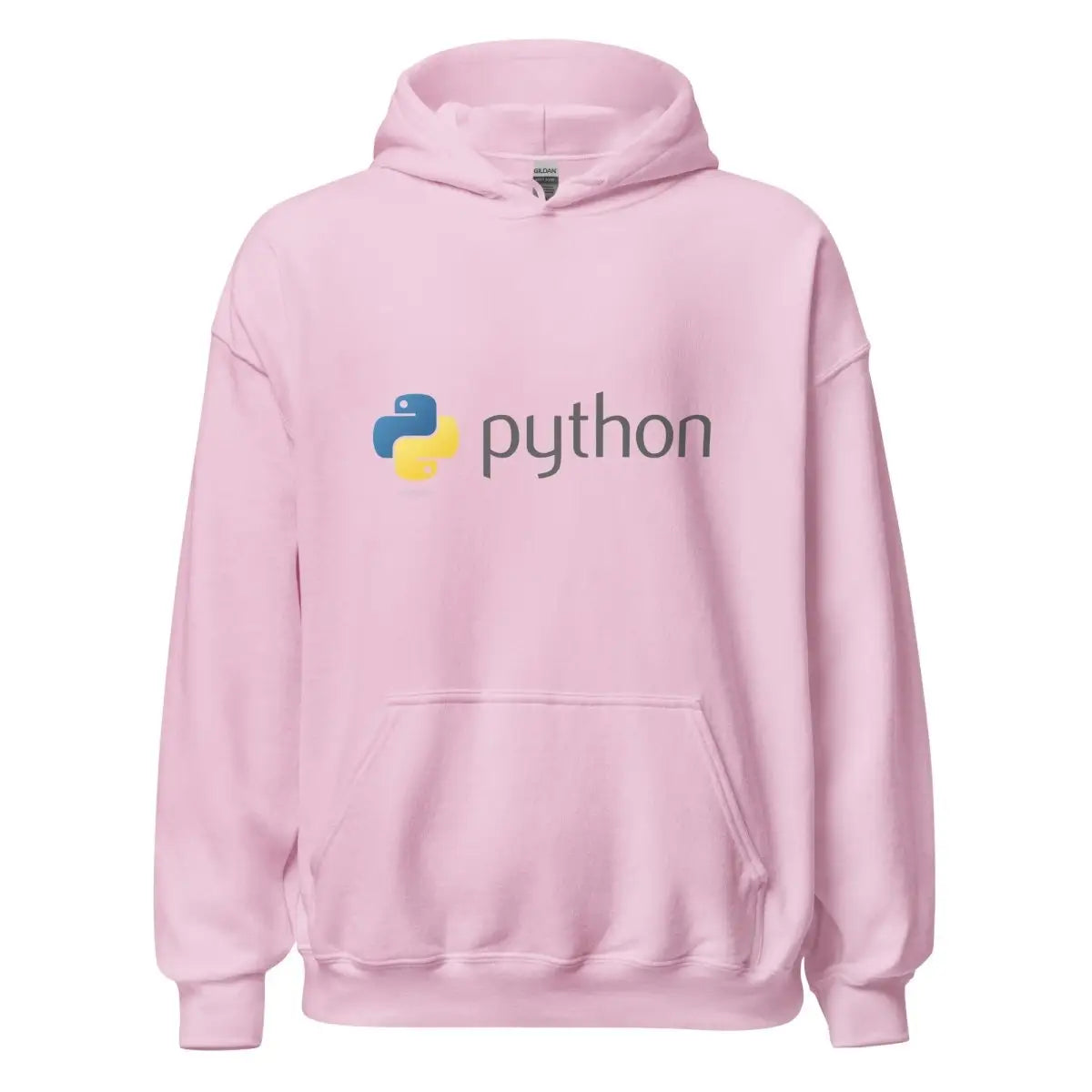 Python Dark Logo Hoodie (unisex) - Light Pink / M