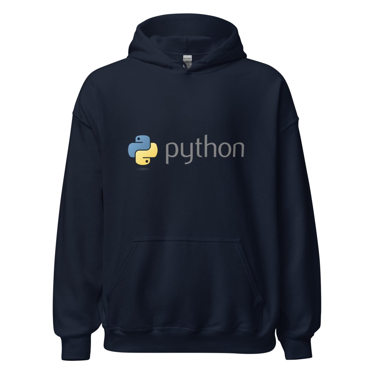 Python Dark Logo Hoodie (unisex) - Navy - AI Store