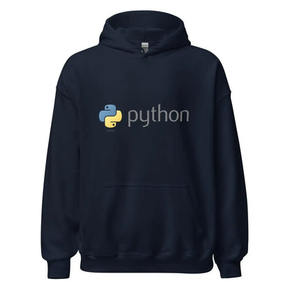 Python Dark Logo Hoodie (unisex) - Navy / M