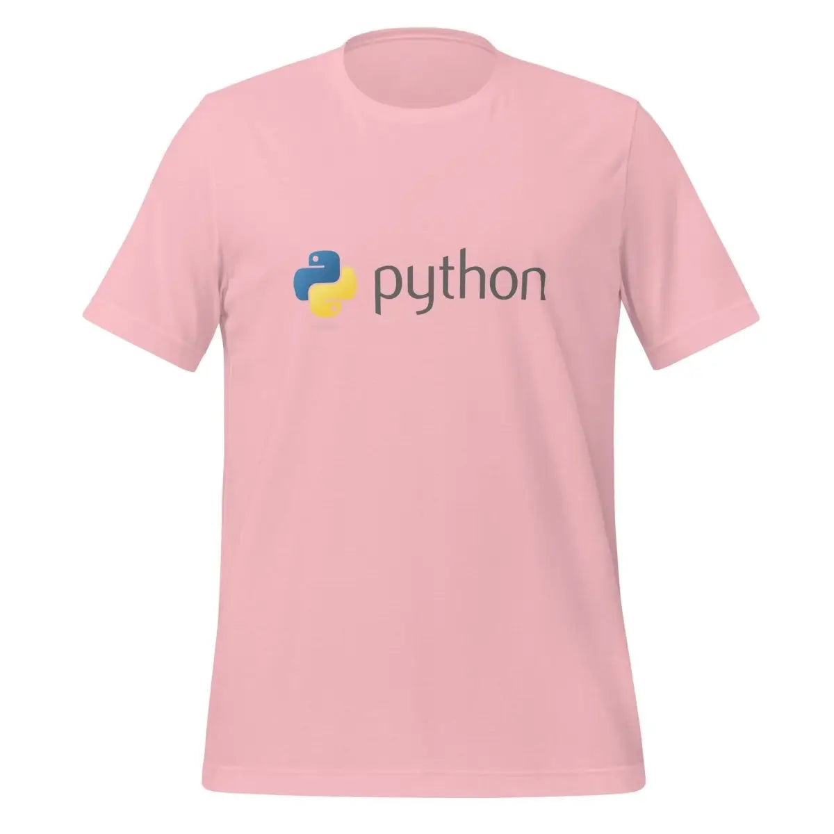 Python Dark Logo T-Shirt (unisex) - Pink / M