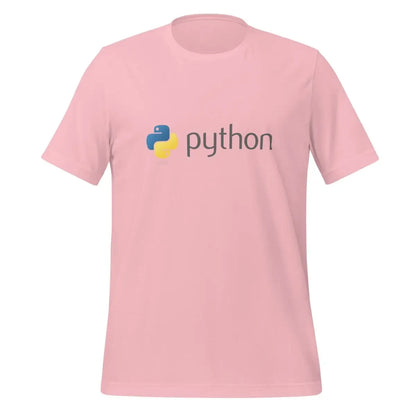 Python Dark Logo T-Shirt (unisex) - Pink / M