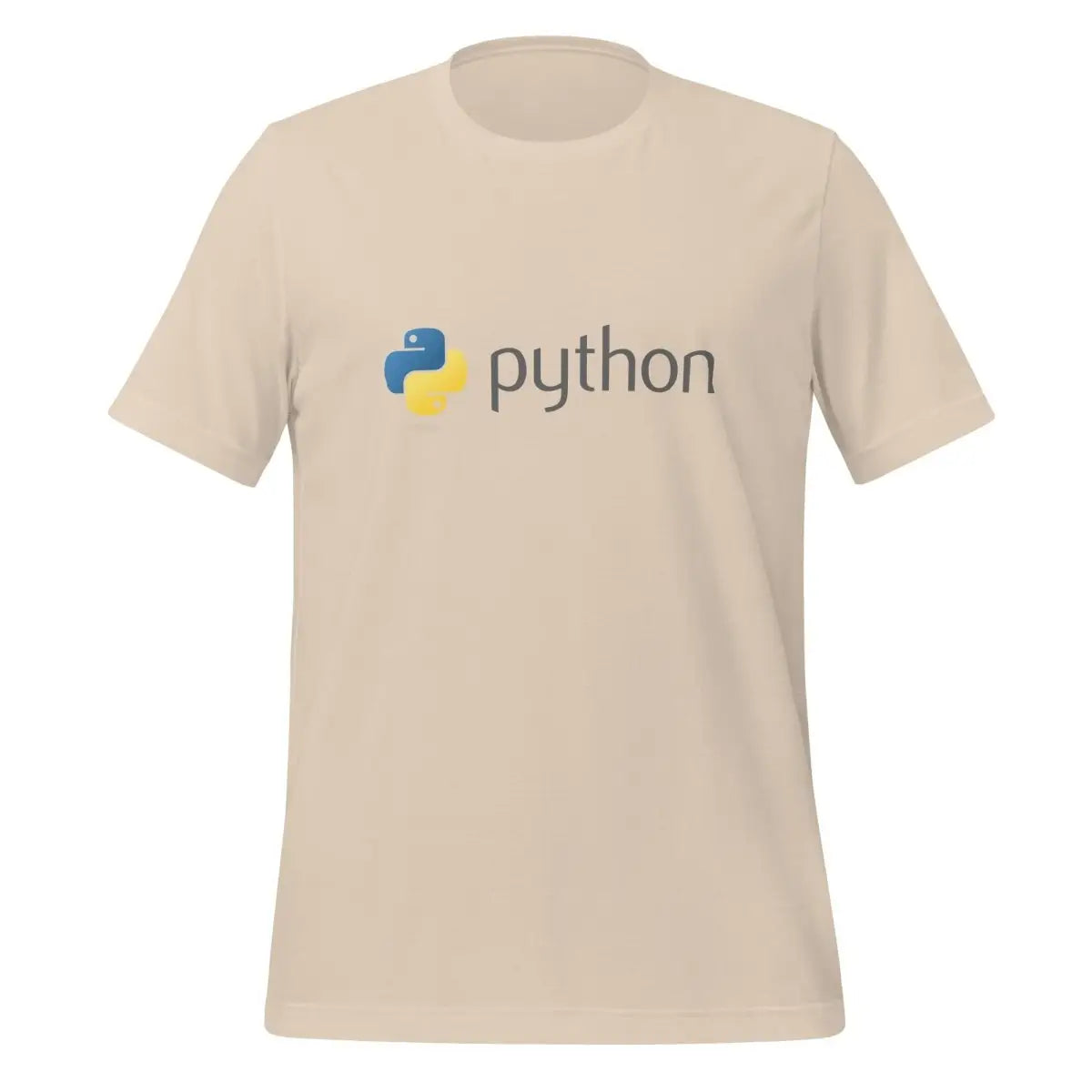 Python Dark Logo T-Shirt (unisex) - Soft Cream / M