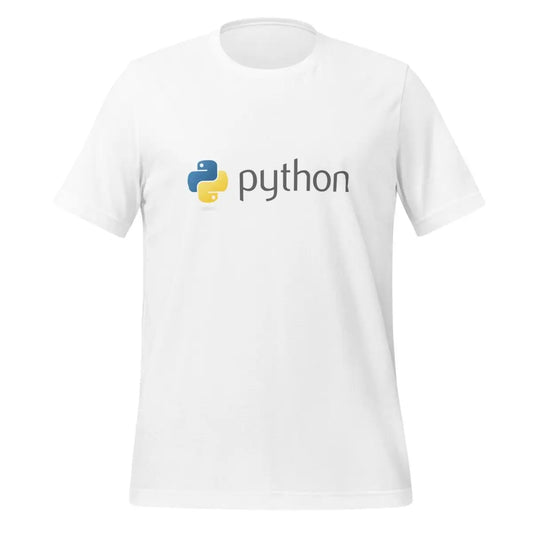 The Python Dark Logo T-shirt (unisex) White / m.