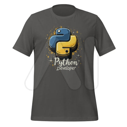 Python Developer T-Shirt (unisex) - Asphalt / M