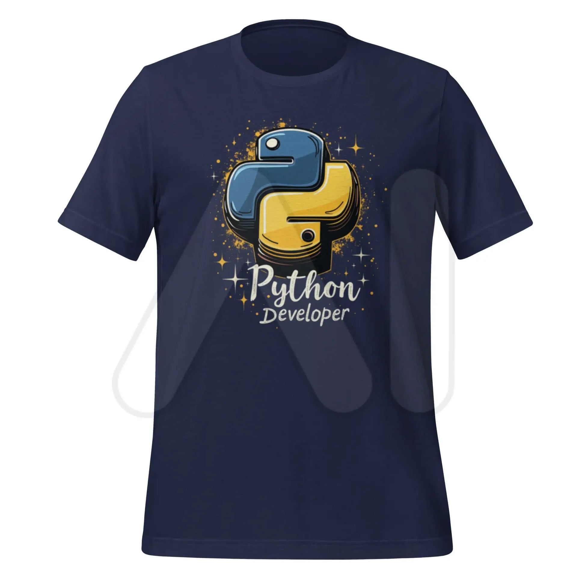 Python Developer T-Shirt (unisex) - Navy / M