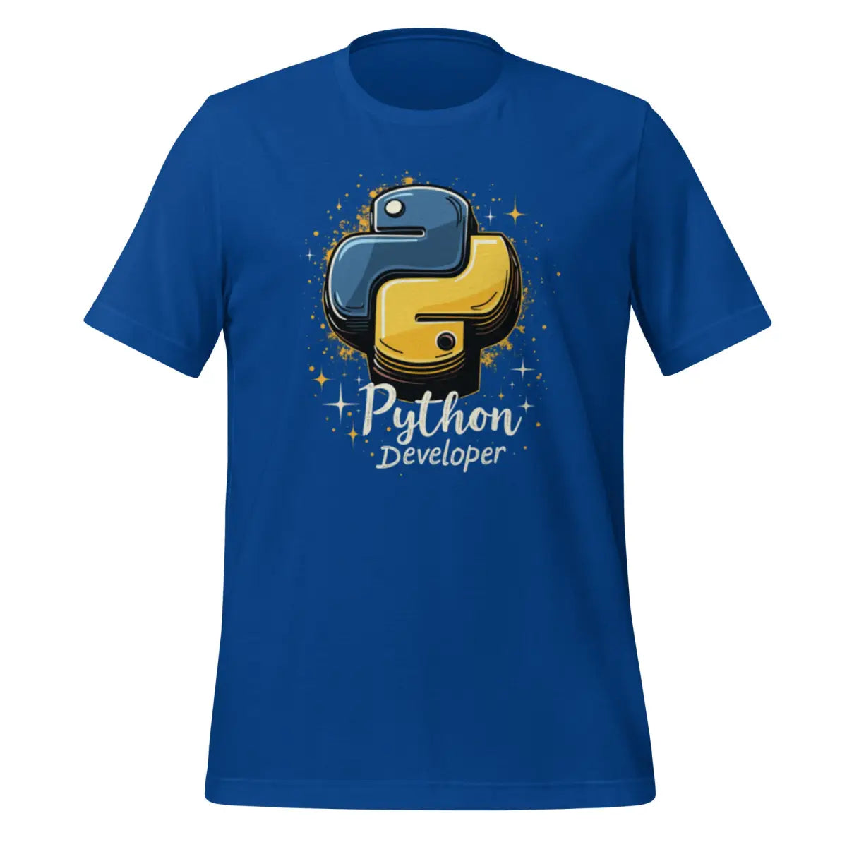 Python Developer T-Shirt (unisex) - True Royal / M