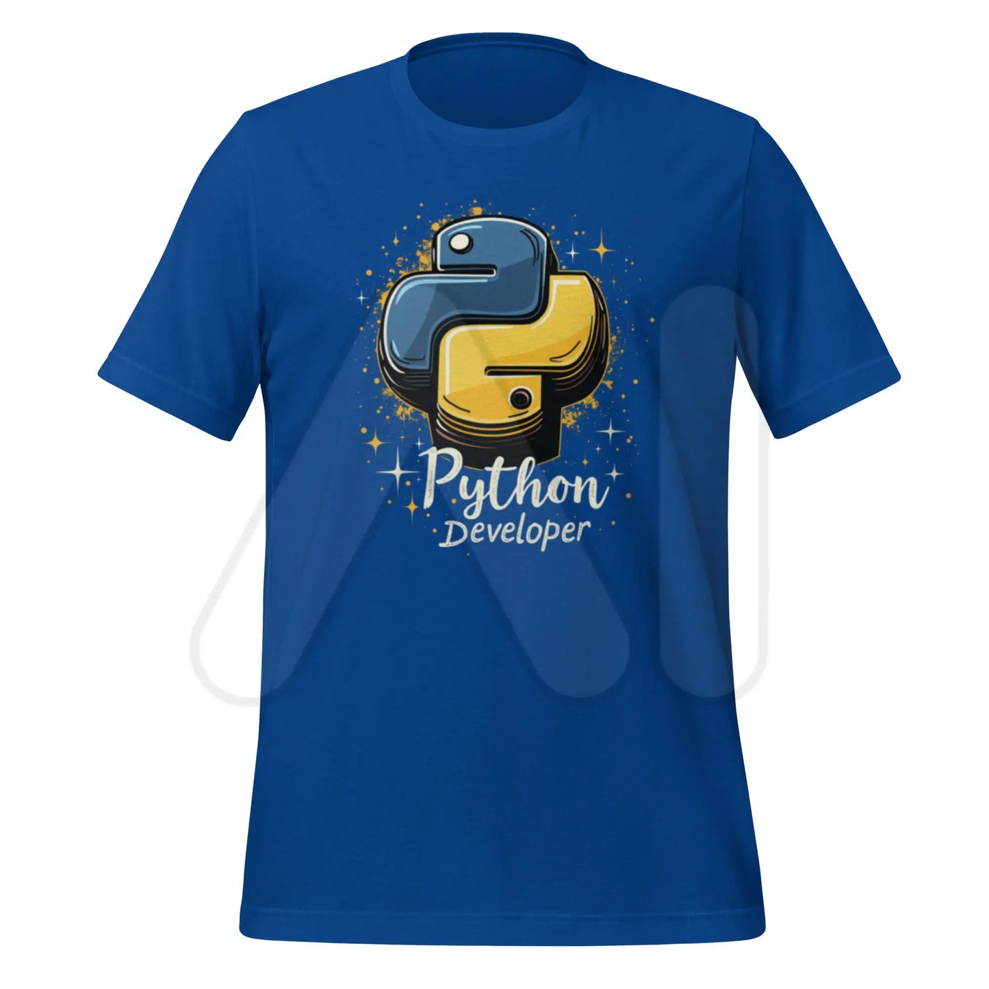 Python Developer T-Shirt (unisex) - True Royal / M