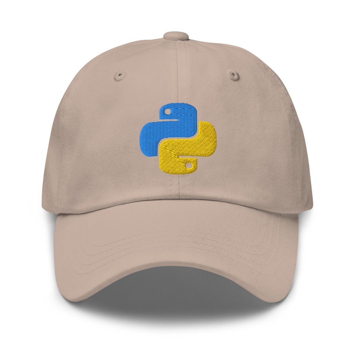 Stone Python Icon Embroidered Cap - AI Store