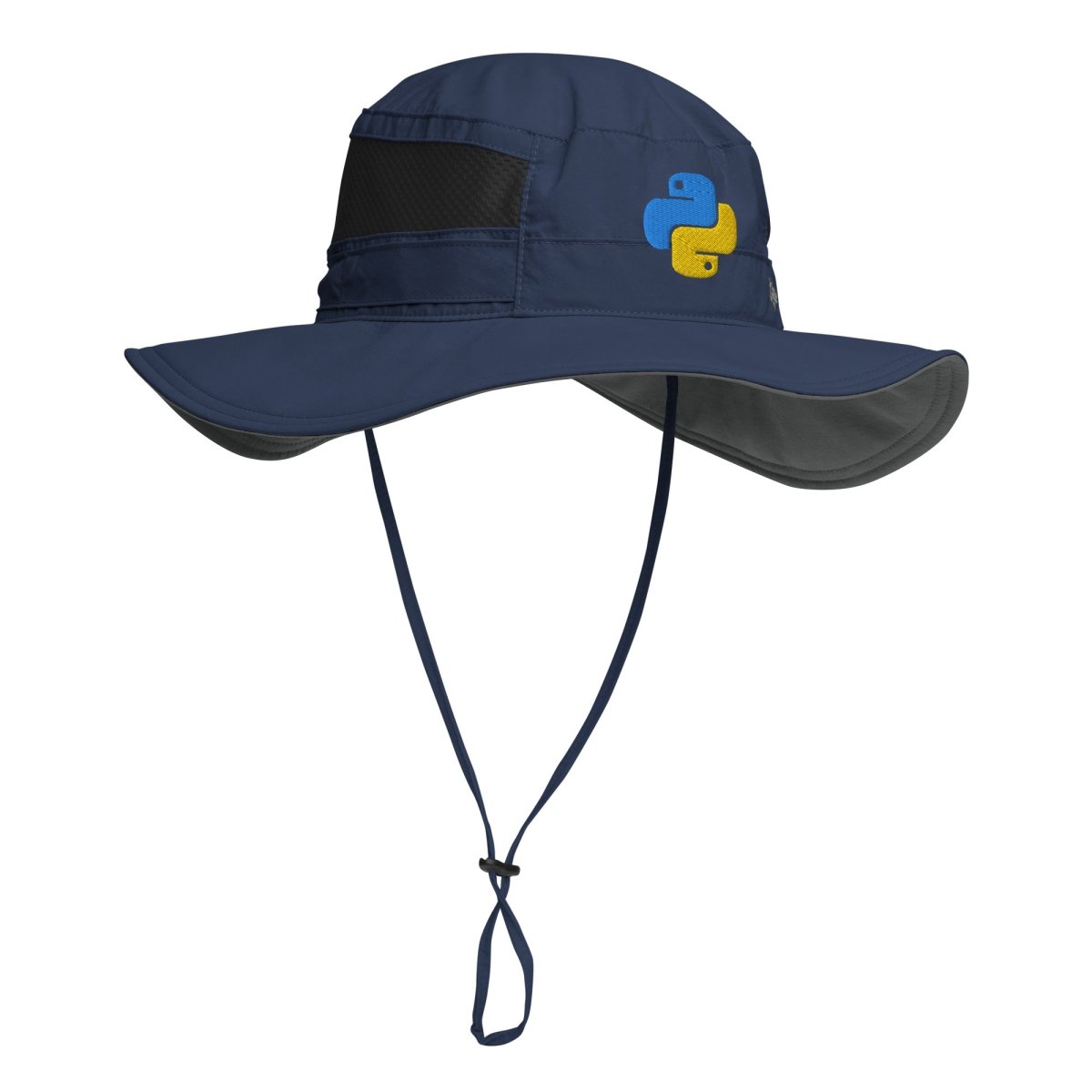 Python Icon Embroidered Columbia Booney Hat - Collegiate Navy - AI Store