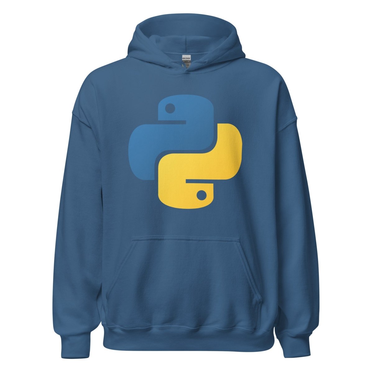 Python Icon Hoodie (unisex) - Indigo Blue - AI Store