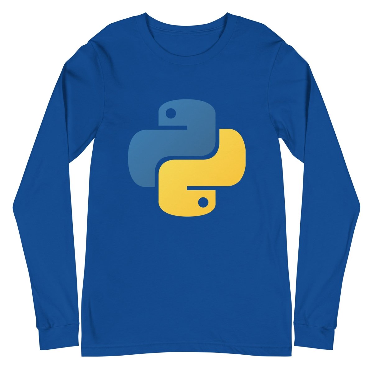 Python Icon Long Sleeve T - Shirt (unisex) - True Royal - AI Store