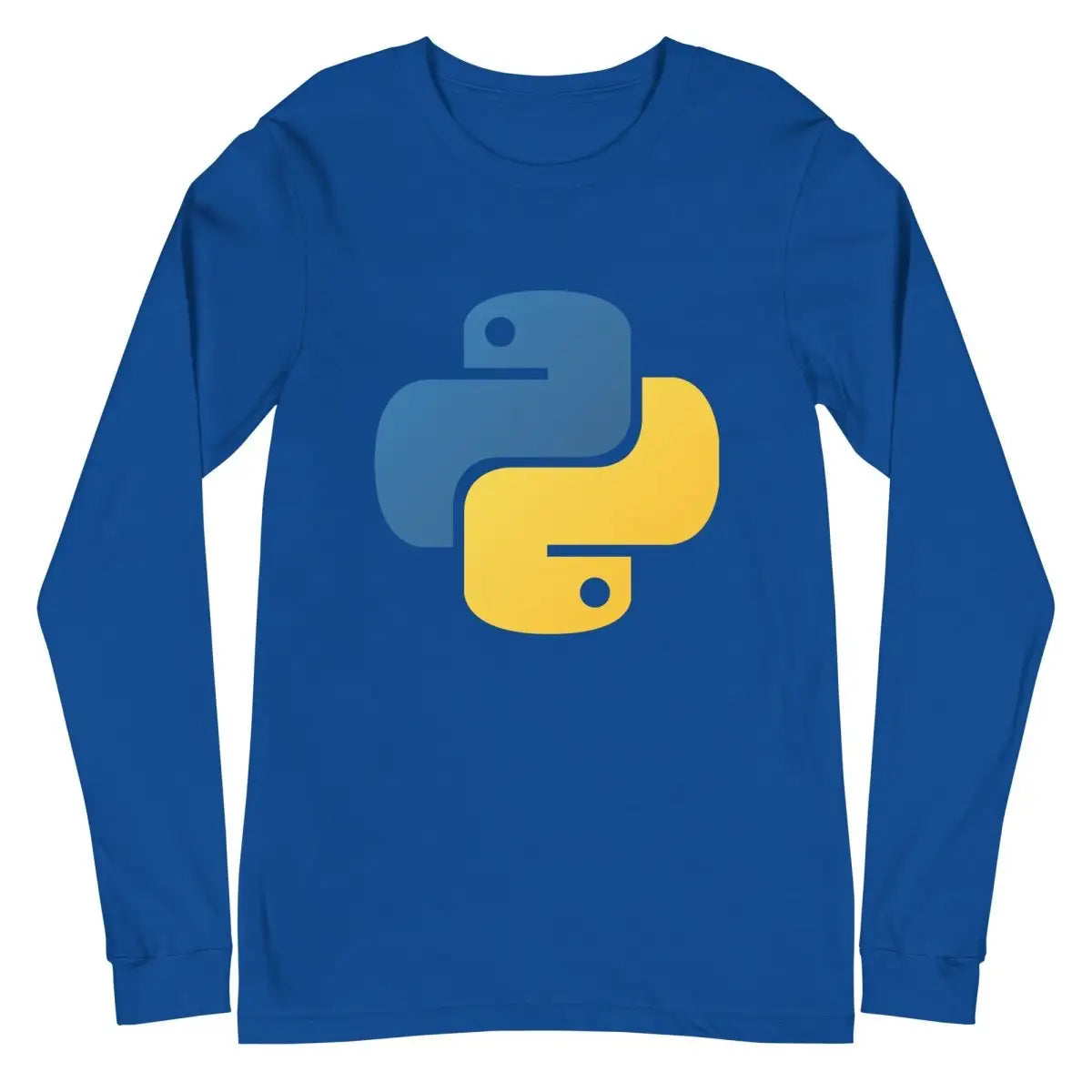 Python Icon Long Sleeve T-Shirt (unisex) - True Royal / M