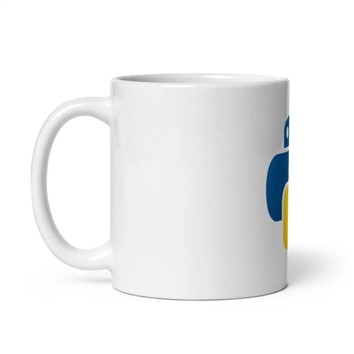 Python Icon on White Glossy Mug