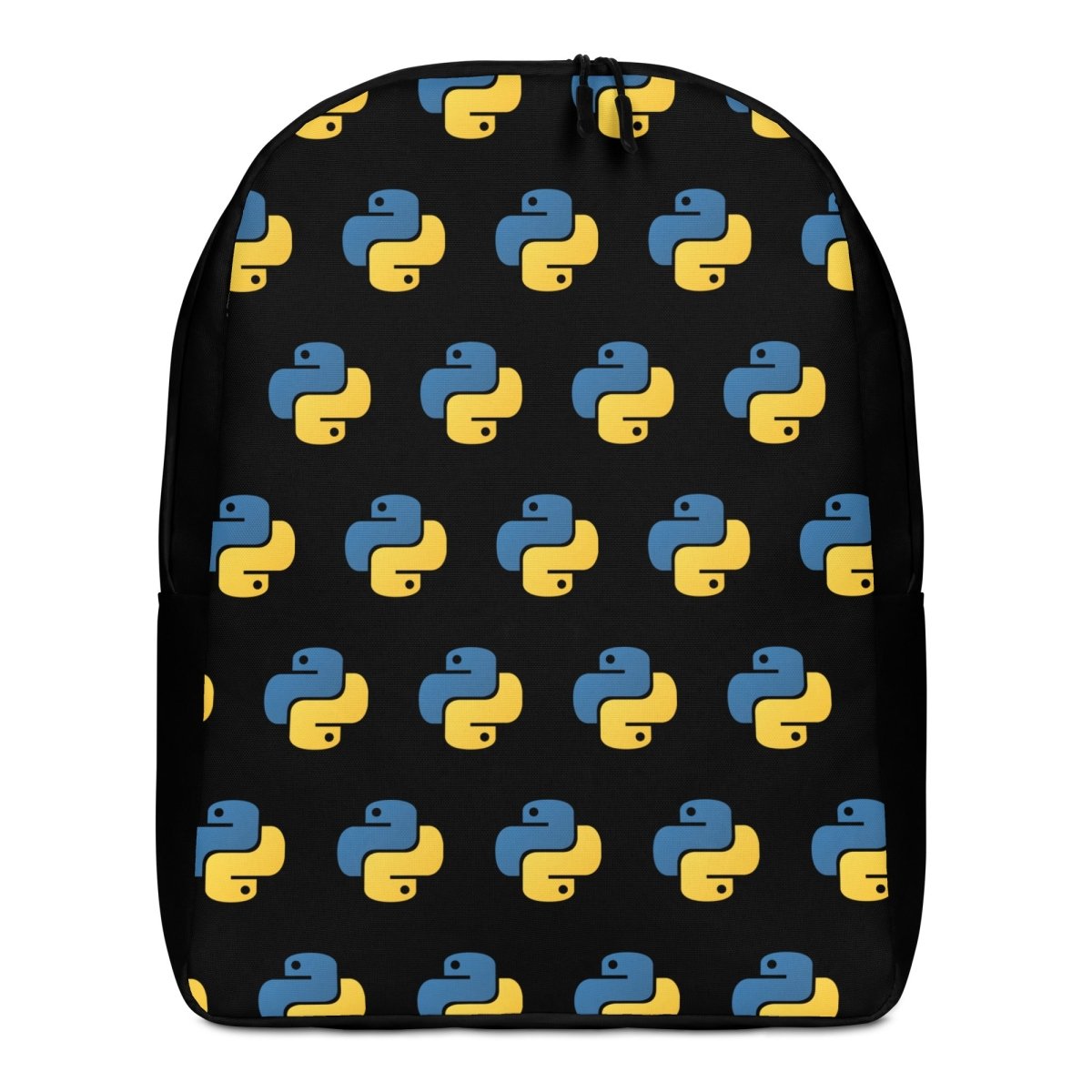 Python Icon Pattern Minimalist Backpack - AI Store