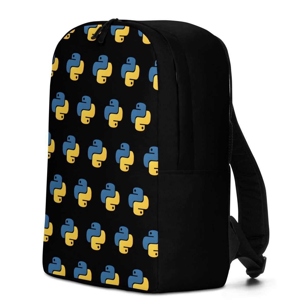 Python Icon Pattern Minimalist Backpack - AI Store