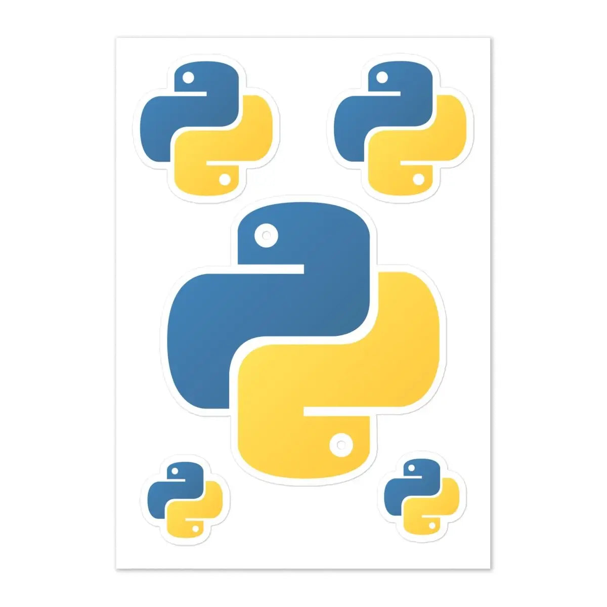 Python Icon Sticker Sheet