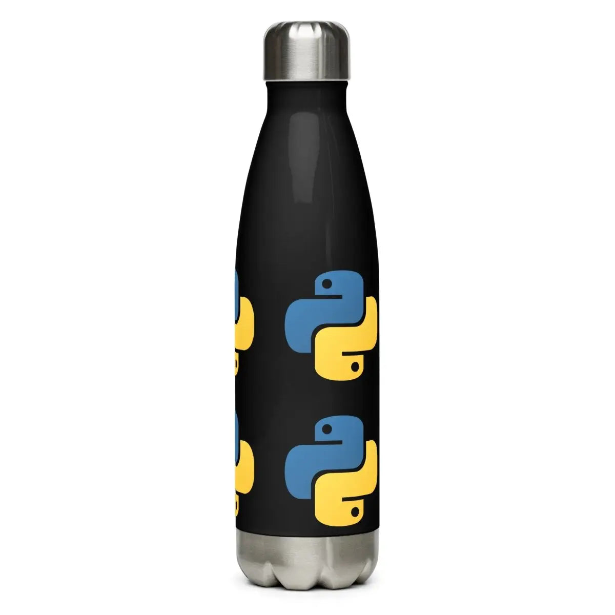 Python Icons Stainless Steel Water Bottle