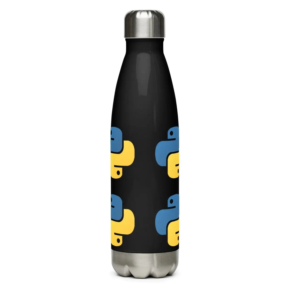 Python Icons Stainless Steel Water Bottle