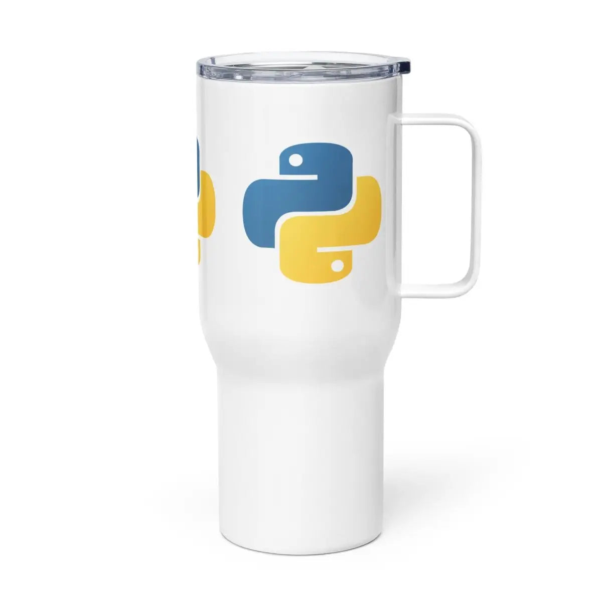 Python Icons Travel Mug with Handle