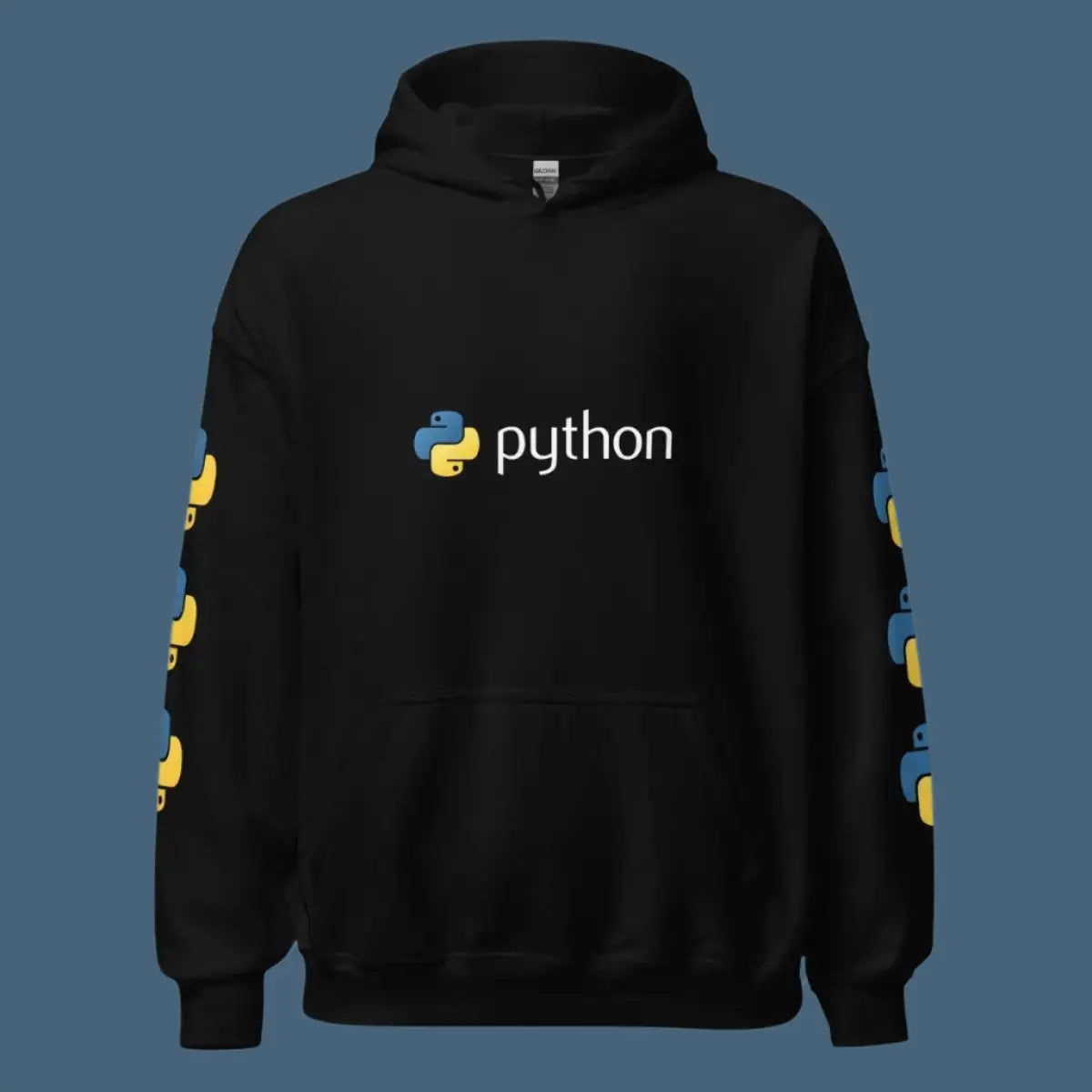 Python Logo and Icons Hoodie (unisex)