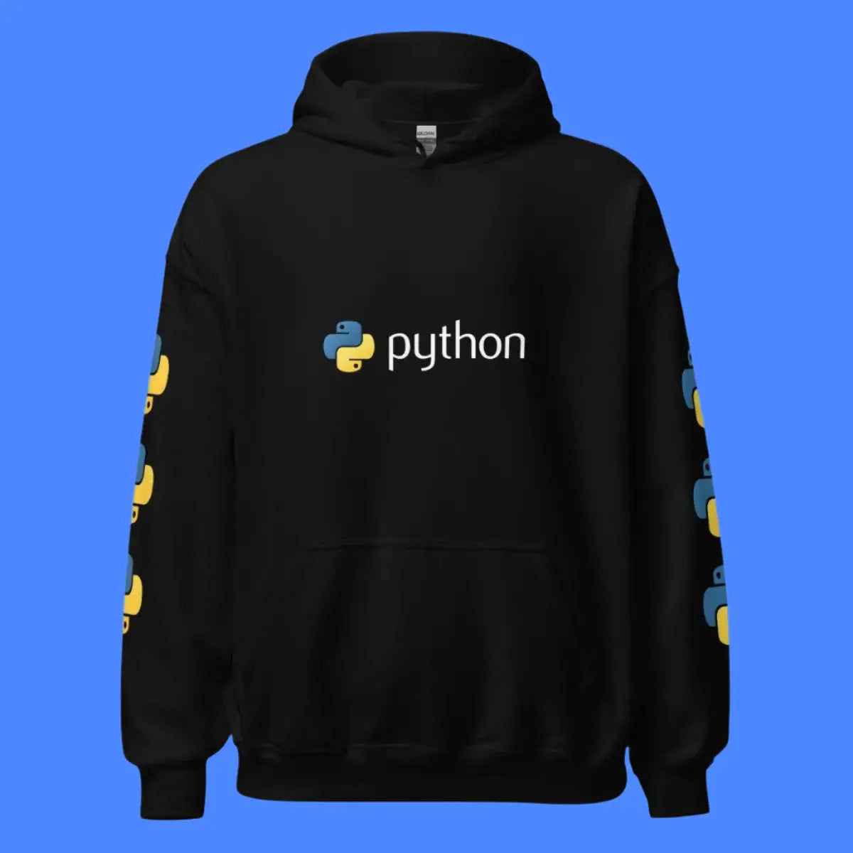 Python Logo and Icons Hoodie (unisex)