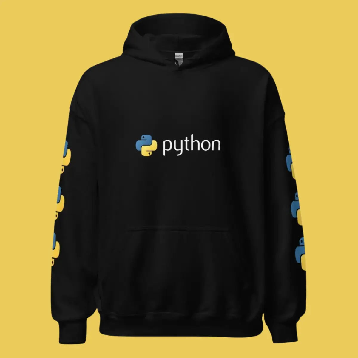 Python Logo and Icons Hoodie (unisex)