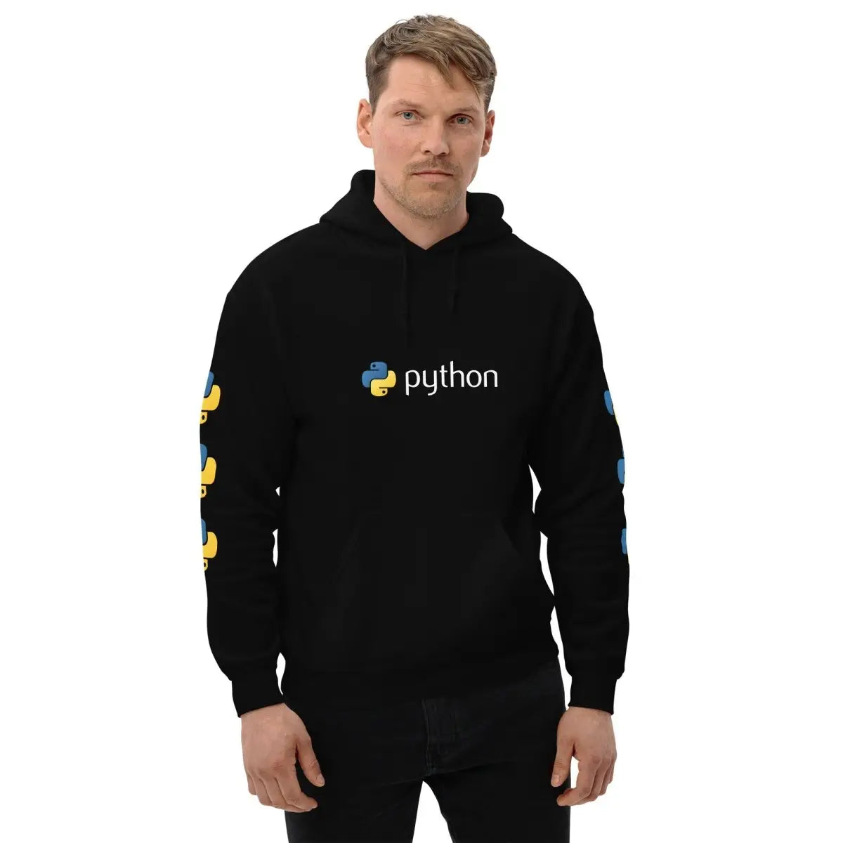 Python Logo and Icons Hoodie (unisex)