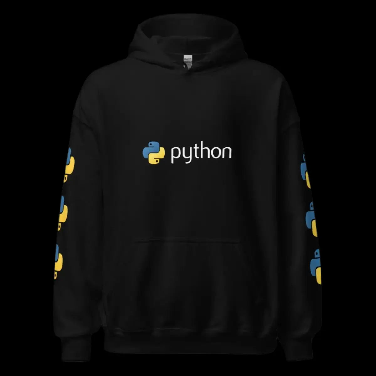 Python Logo and Icons Hoodie (unisex)