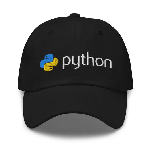 Python Logo Cap - Black