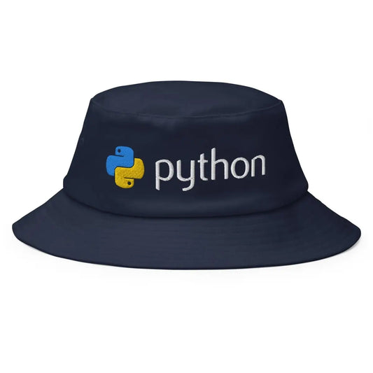 The Python Logo Hat Navy.