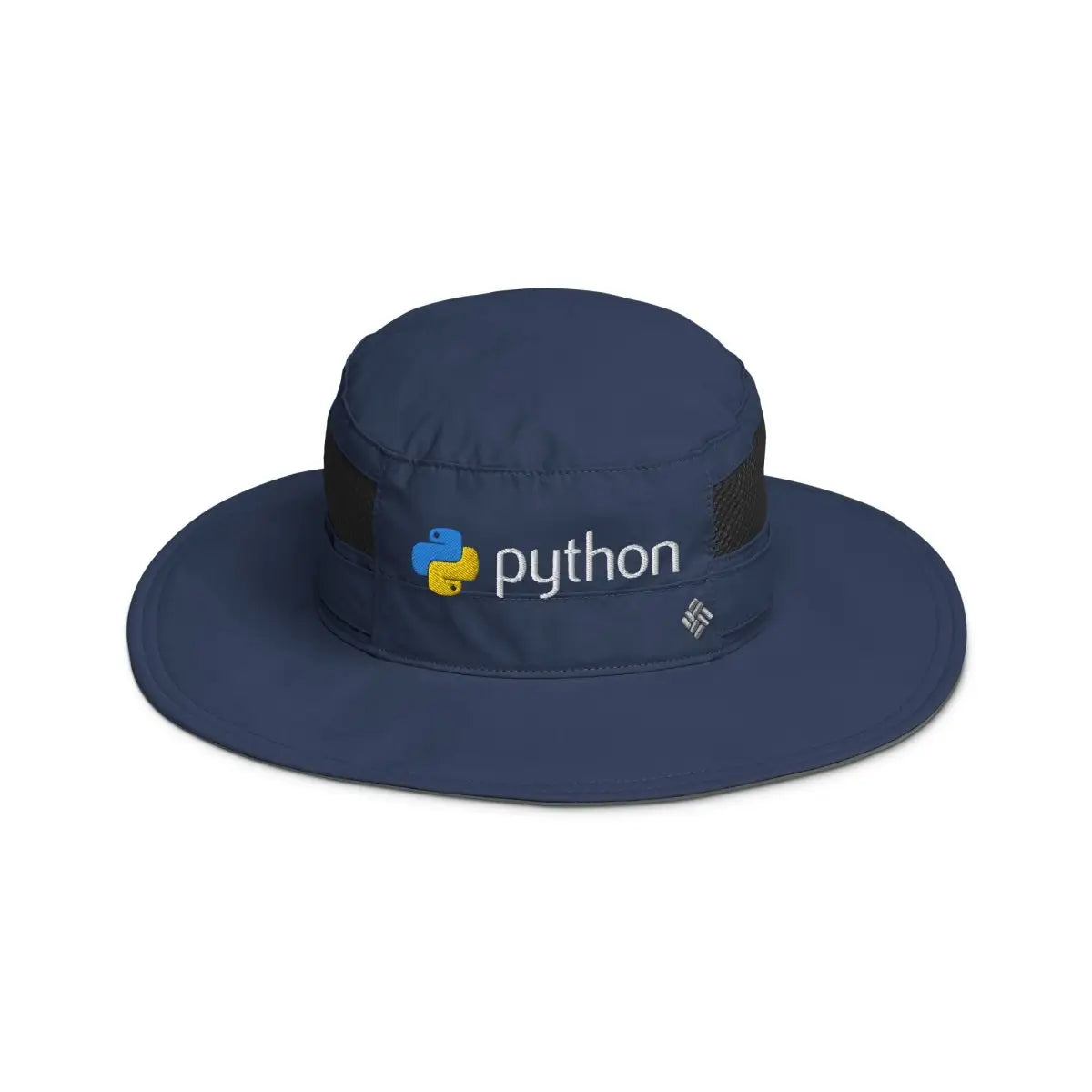 Python Logo Embroidered Columbia Booney Hat - Collegiate Navy