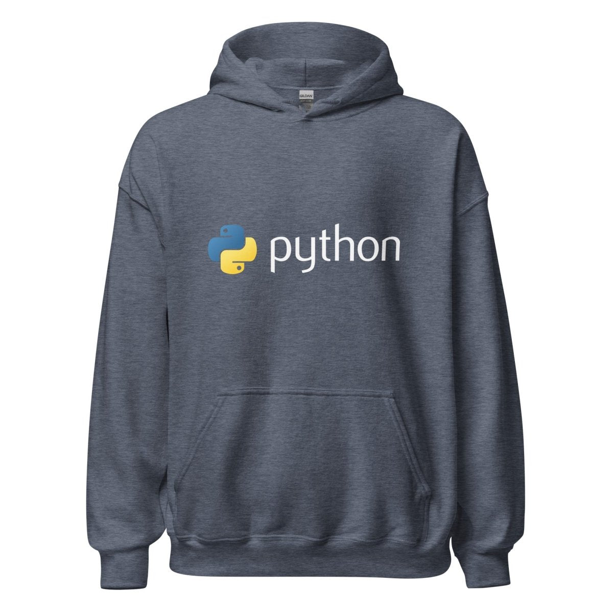 Python Logo Hoodie (unisex) - Heather Sport Dark Navy - AI Store