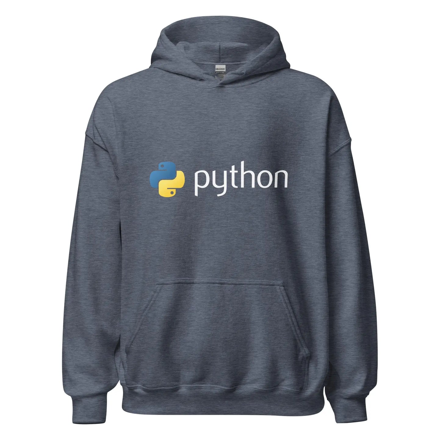 Python Logo Hoodie (unisex) - Heather Sport Dark Navy / M