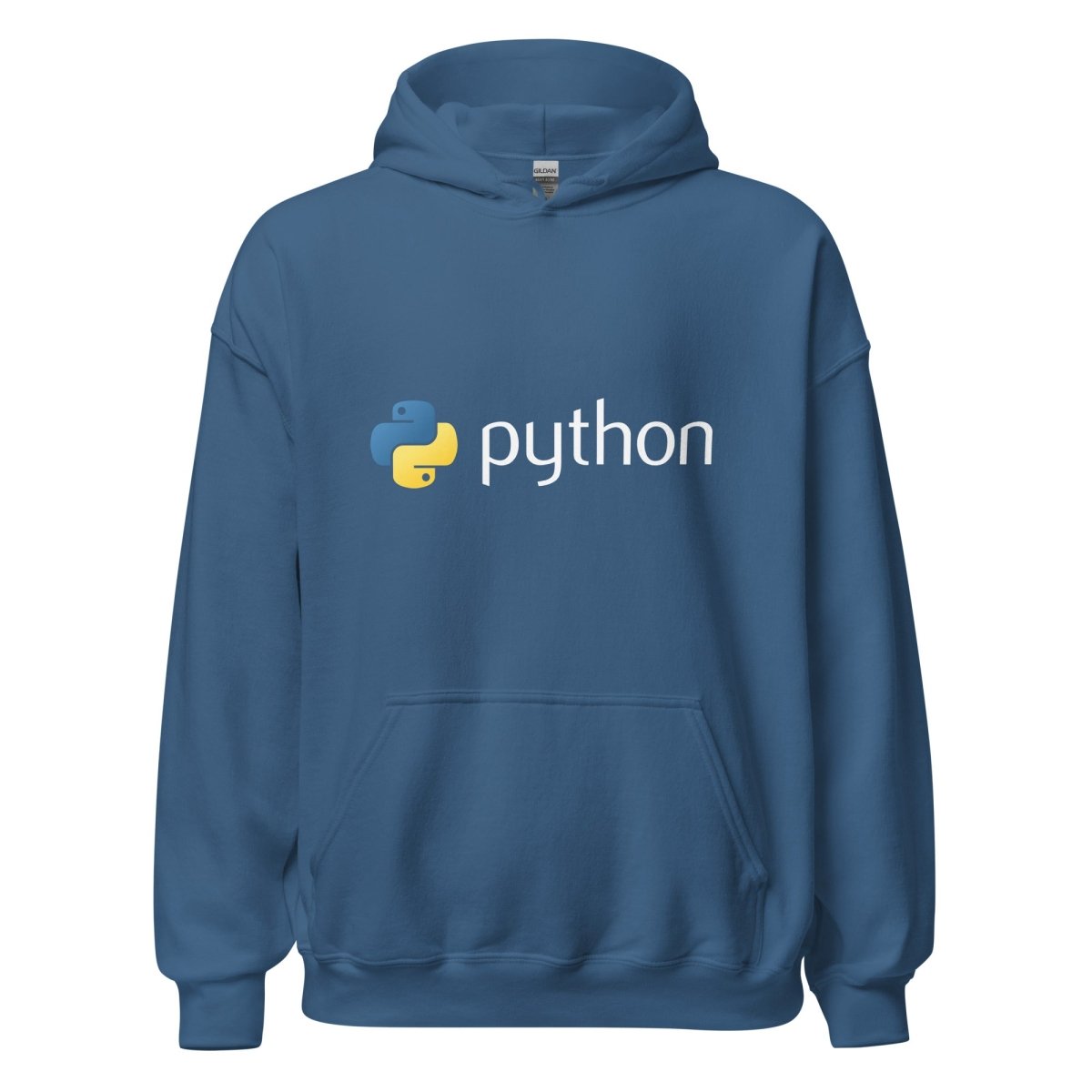 Python Logo Hoodie (unisex) - Indigo Blue - AI Store
