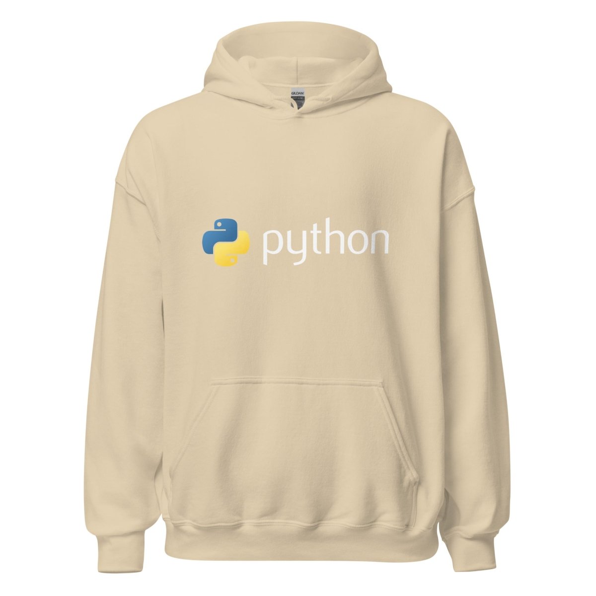 Python Logo Hoodie (unisex) - Sand - AI Store