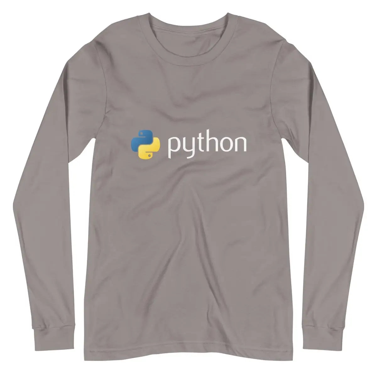 Python Logo Long Sleeve T-Shirt (unisex) - Storm / M